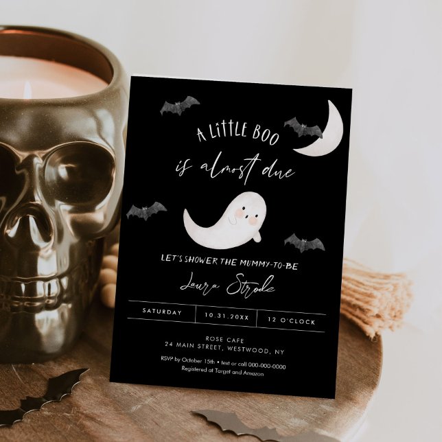 Convite para Chá de fraldas de Halloween de SUGARB (Criador carregado)