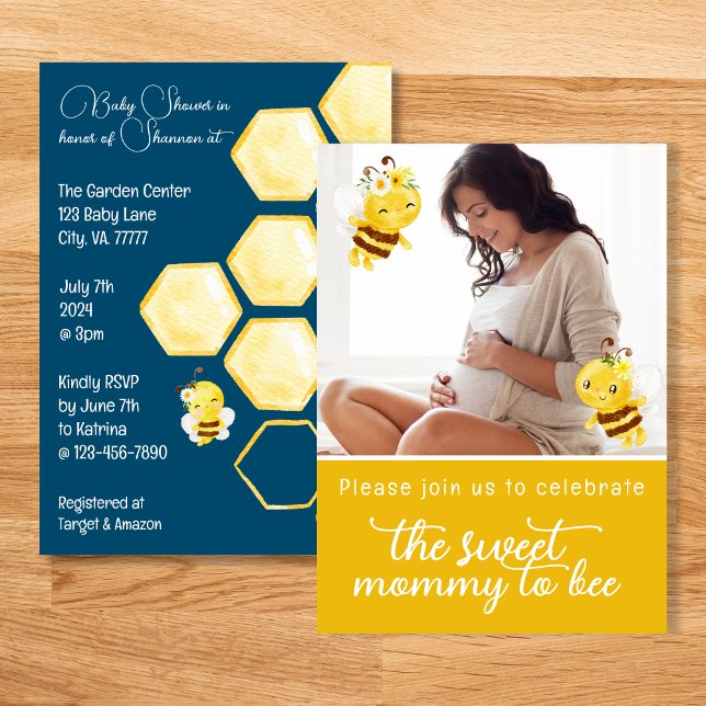 Convite Para Chá de fraldas De mamães (Celebrate the sweet mommy to bee with these adorable baby shower invitations! )