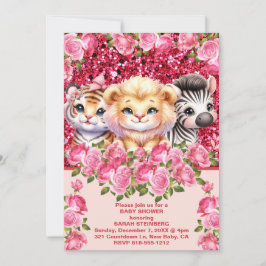 Convite para Chá de fraldas de Menina