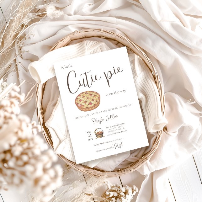 Convite para Chá de fraldas de pizza (Criador carregado)