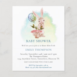 Convite para Chá de fraldas de Teal Coelho do Orça