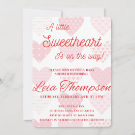 Convite para chá de fraldas dia de os namorados