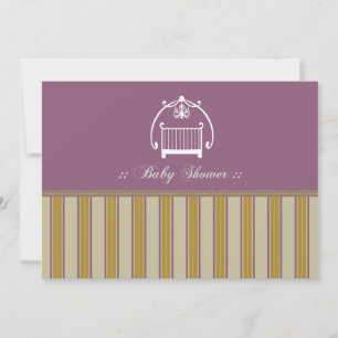 Convite para Chá de fraldas do Designer Adorável: 