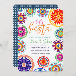 Convite para Chá de fraldas Fiesta