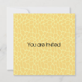 Convite para Chá de fraldas Impressão de Girafa Am