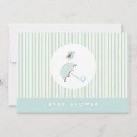 Convite para chá de fraldas {Little bird}