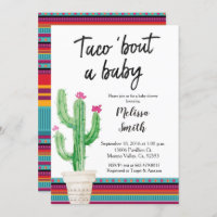 Convite para chá de fraldas Meixcan