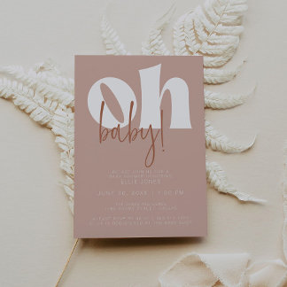 Convite para Chá de fraldas Retroativo