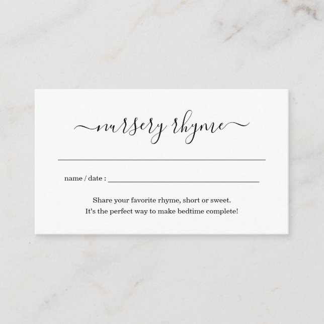 Convite para Chá de fraldas Rhyme para Enfermeiro  (Frente)