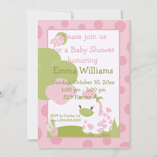 Convite Para Chá de fraldas Safari Babiez (Frente)