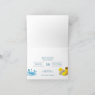 Convite para Chá de fraldas Simples, Mas Divertido