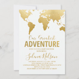 Convite para Chá de fraldas viagem