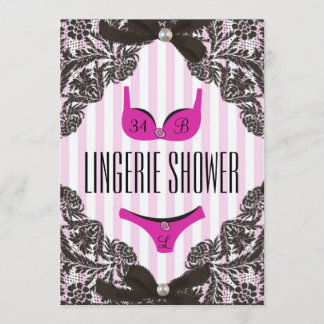 Convite para Chá de Lingerie
