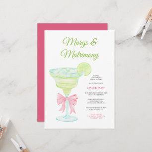 Convite para chá de noiva Margs & Matrimony