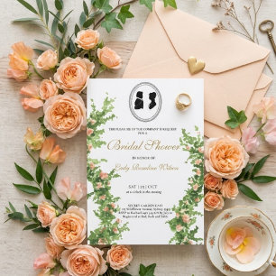 Convite para chá de noiva Regency Floral Tea Party