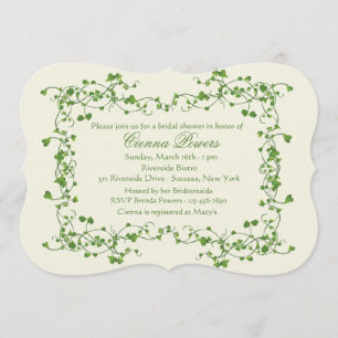 Convite para Chá de Panela da Noiva Ivy Frame