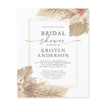 Convite para Chá de panela de Aquarela de Palma Se