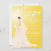 Convite para Chá de panela de Bride BRUNETTE Amare