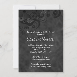 Convite para Chá de panela de Casamento Floral Ne