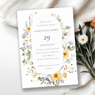 Convite para Chá de panela de Moldura de Lilac Ama