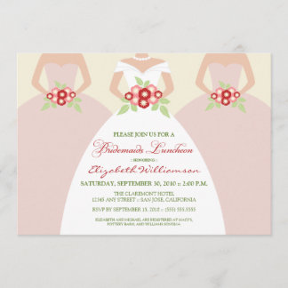 Convite para Chá de panela de Noiva e Bridesmaids