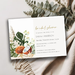 Convite para Chá de panela de Palma para Orquíde