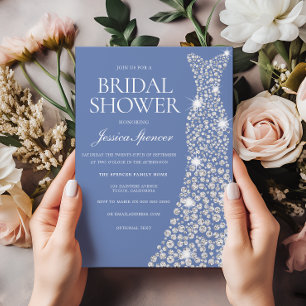 Convite para Chá de panela de Vestido de Fenda de