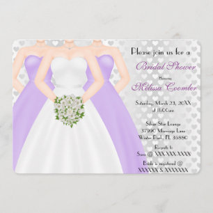 Convite para Chá de panela do Dia Moderno Elegante