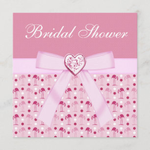 Convite para Chá de panela do Wonderland Flamingo