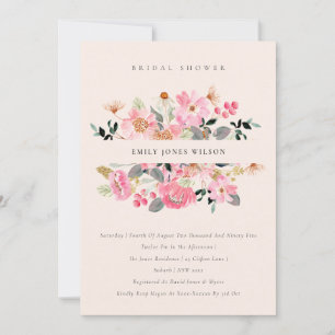 Convite para Chá de panela Floral de Cor de Água R