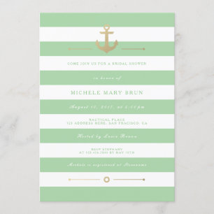 Convite para Chá de panela Náutico em Faixa na mod