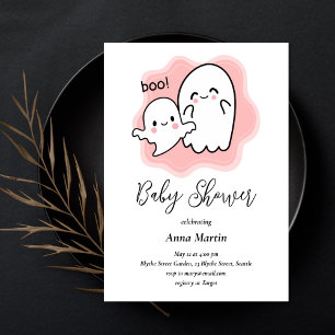 Convite para Chá do Baby Boo Ghost