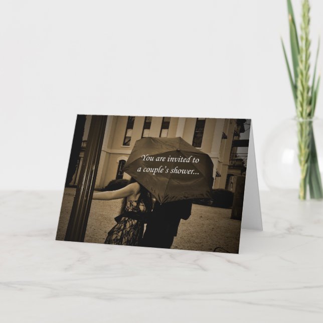 Convite para Chá do casal (Frente)