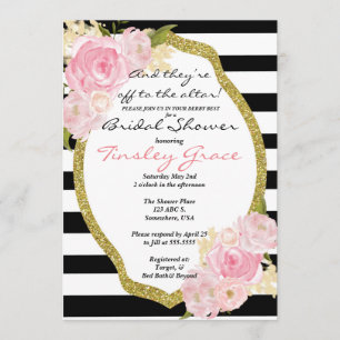 Convite para chá do tema Kentucky Derby