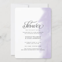 Convite para chá | Traço de Aquarela Lilática