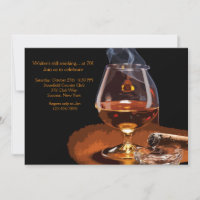 Convite para Charuto e Brandy