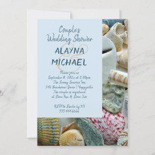 Convite para Chás de Casais de praia