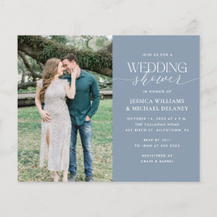 Convite para Chás de Casais Minimalistas do Orçame