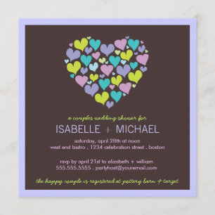 Convite para Chás de casamento de muitos Casais