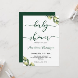 Convite para chás de fraldas