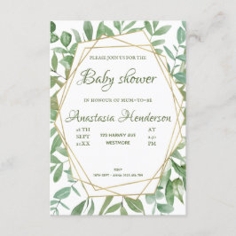 Convite para chás de fraldas