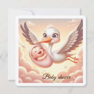 Convite para chás de fraldas