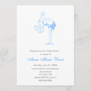 Convite para Chás de fraldas