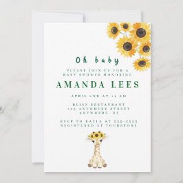 Convite para chás de fraldas