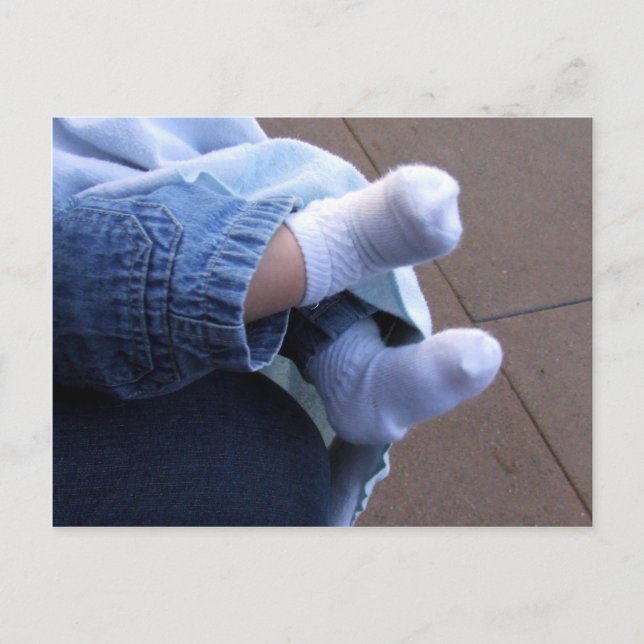 Convite para chás de fraldas (Frente)