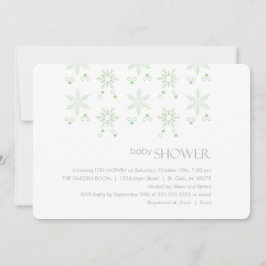 Convite para Chás de fraldas de inverno| Neutro