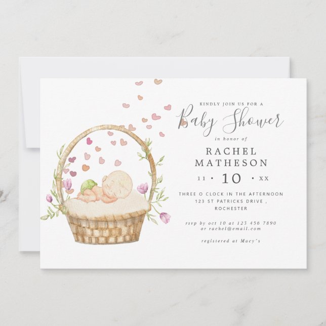 convite para chás de fraldas de páscoa aquática ho (Frente)