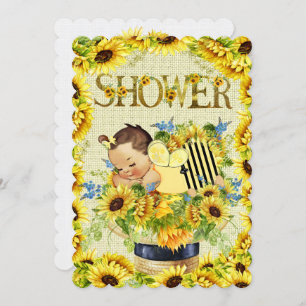 Convite para Chás de fraldas de precioso