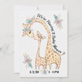 Convite para Chás de fraldas de precioso