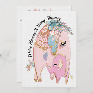 Convite para Chás de fraldas de precioso